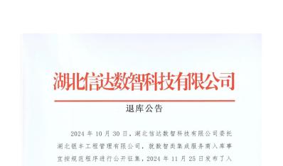 退库公告